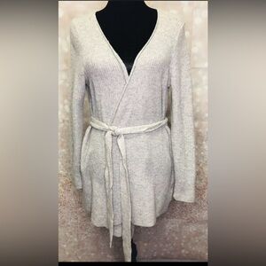 J. Crew Cream Wrap Cardigan Sweater